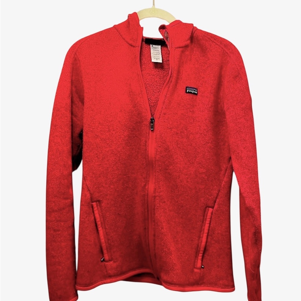 Patagonia Women’s Full Zip Better Sweater with hood. Size Medium